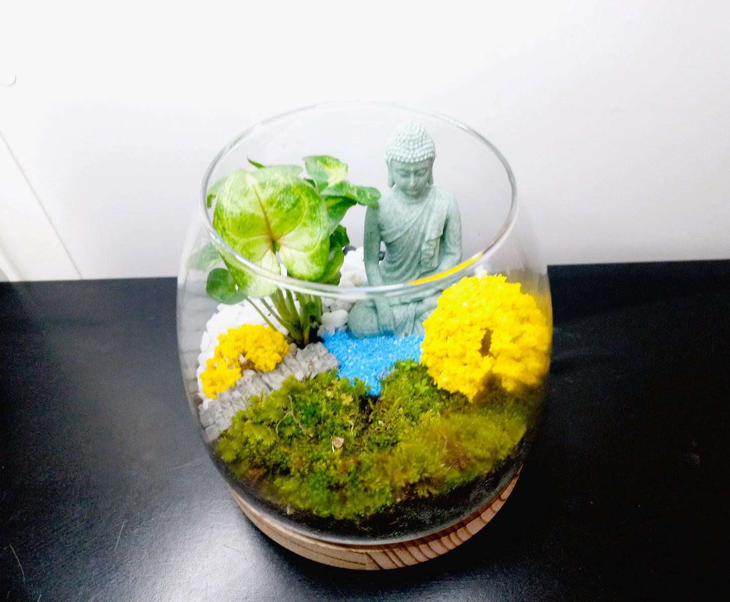 πΏ The Buddha Garden β Serene Moss Terrarium πΏ