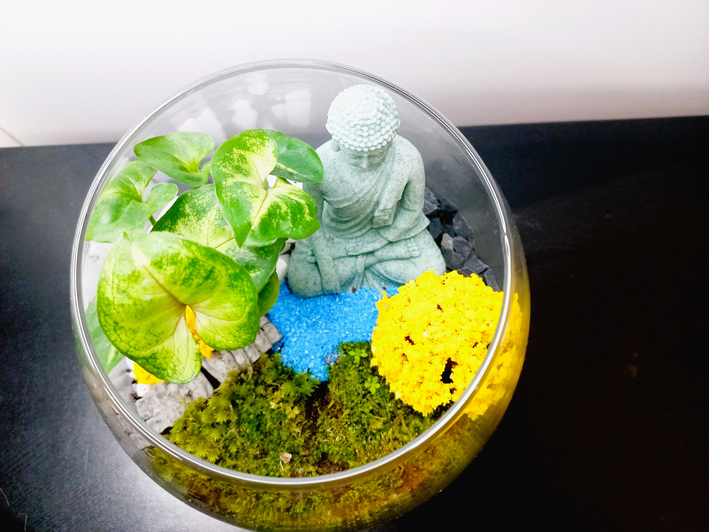 πΏ The Buddha Garden β Serene Moss Terrarium πΏ