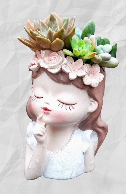 Fairy Princess Succulent Arrangements - 11cmH