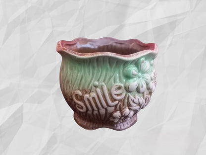 Ceramic Pot Set with Smile Word