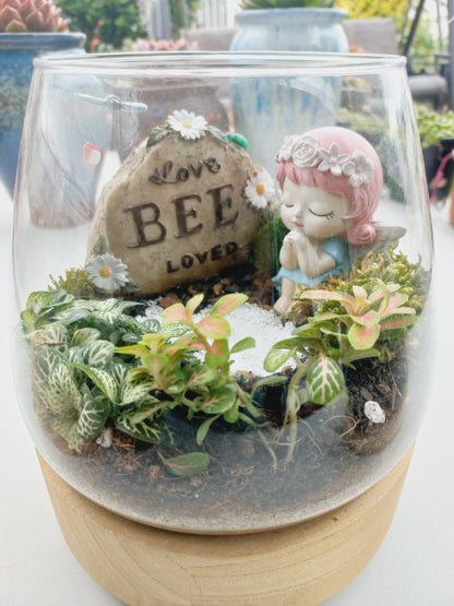 Bee Loved Angel Terrarium