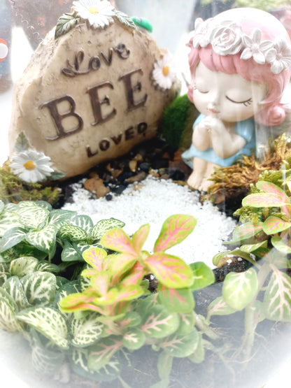 Bee Loved Angel Terrarium