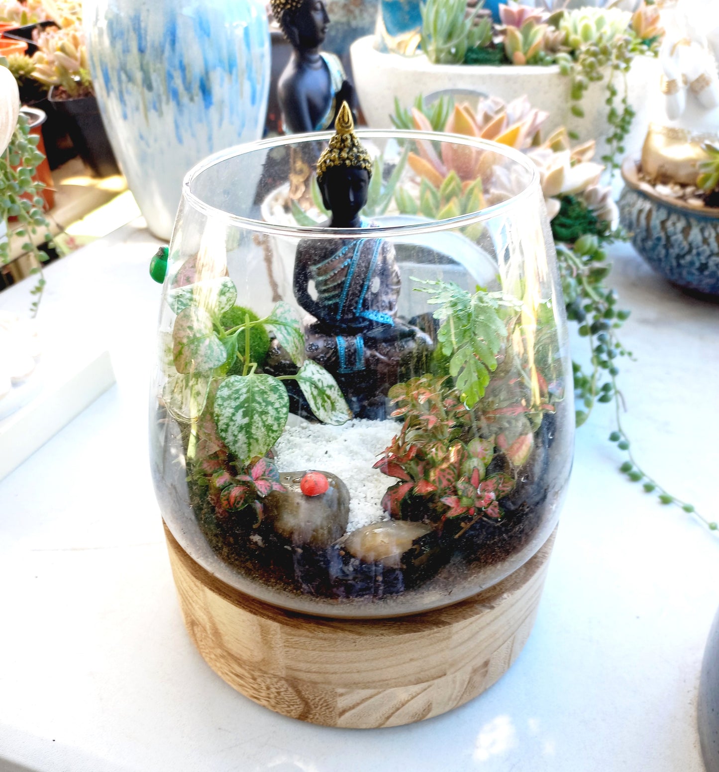 Peaceful Buddha Terrarium