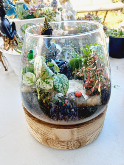 Peaceful Buddha Terrarium