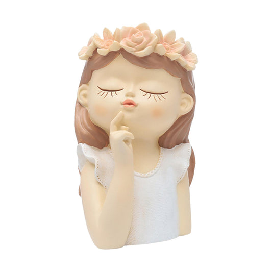 Fairy Princess Planter - Fantasy girl - 20cm H