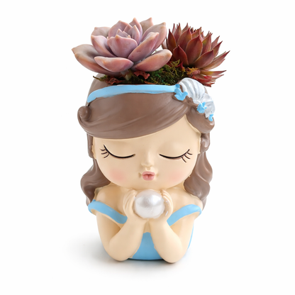 Luxury Princess Pearl Girl Pot – 11cm H