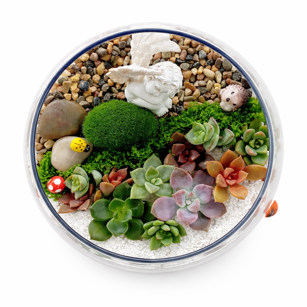 Cherub Succulent Terrarium DIY Kit