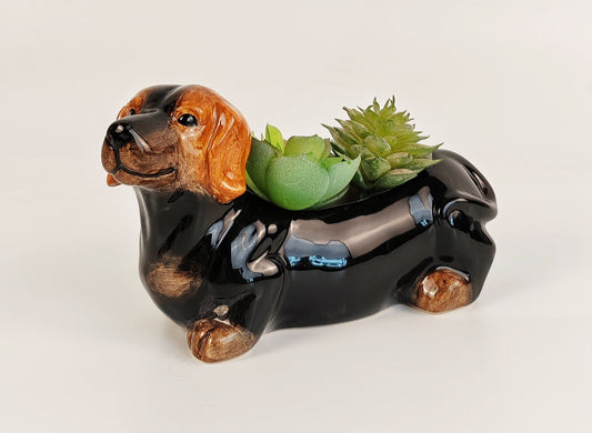 Cute Dachshund Planter