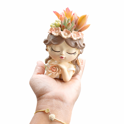 Luxury Princess Flower Girl Pot – 11cm H