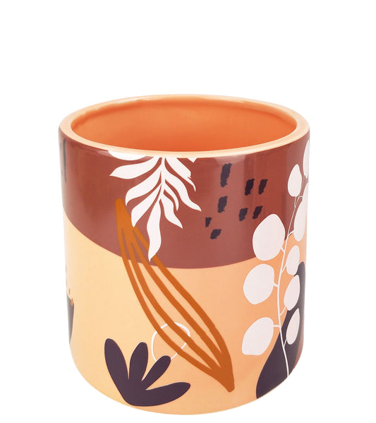 Esme Foliage Planter - Pink & Purple
