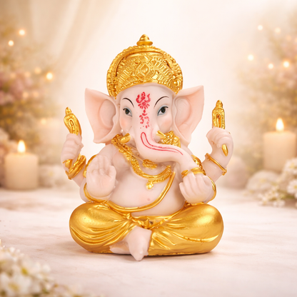Mini Ganesha Blessing Statue