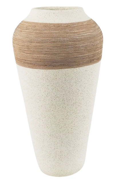 Jenna Vase Planter - Mustard Sand