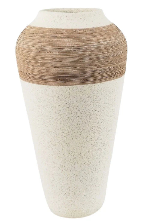 Jenna Vase Planter - Mustard Sand