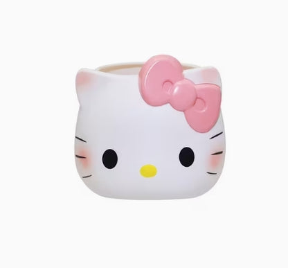 🌸 Hello Kitty Style Planter & Desk Organizer – Cute Home Décor