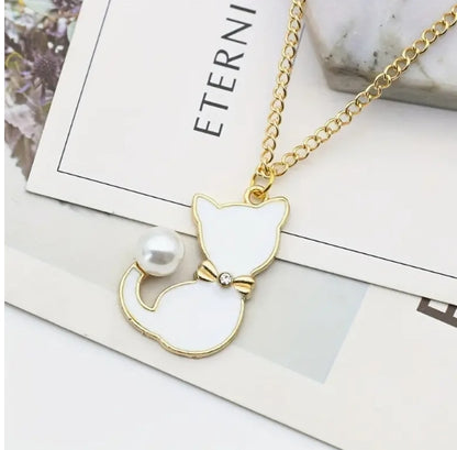 Cat Pearl Chain