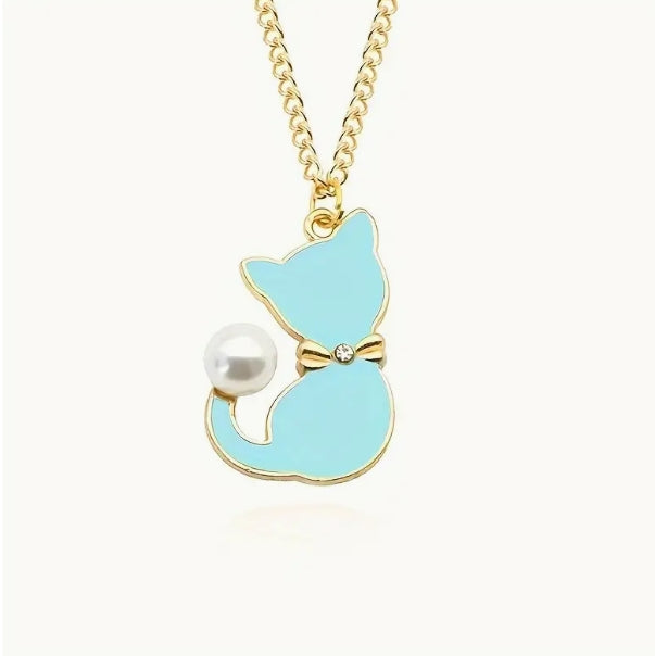 Cat Pearl Chain