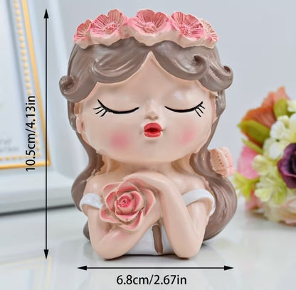 Flower Princess Pot – 11cm H
