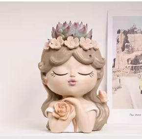 Flower Princess Pot – 11cm H