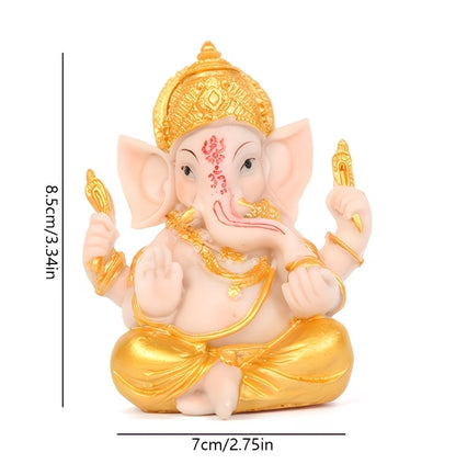 Mini Ganesha Blessing Statue