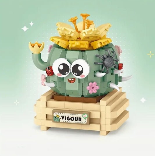 'Cute Cactus' - Building Block Sets for Succulent lovers