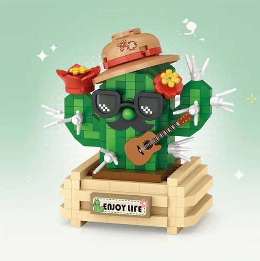 'Uncle Cactus' - Building Block Sets for Succulent lovers