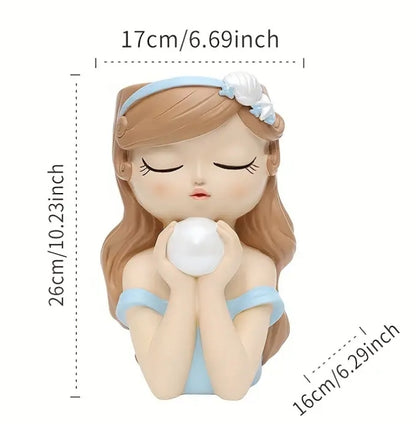 Large Fairy Face Planter - 26.92cmH