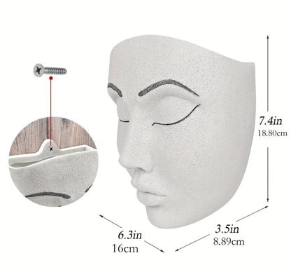 🌿 Face Wall Planter – Unique Hanging Plant Pot & Garden Décor
