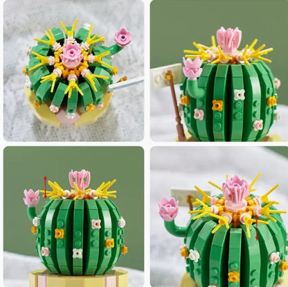 'Build Your Own Cactus Garden' with Creative Flower Building Block Kit