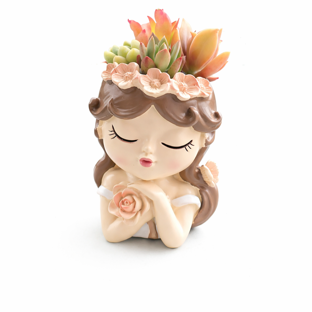 Luxury Princess Flower Girl Pot – 11cm H