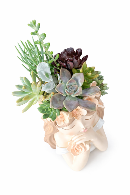 Luxury Princess Flower Girl Succulent Pot (26cm)