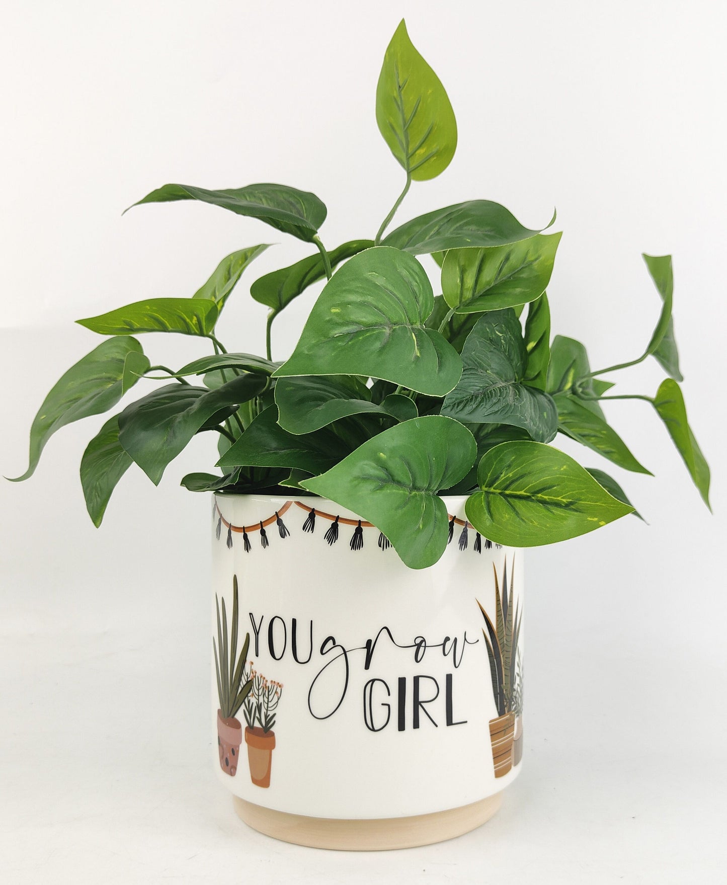 Expressive Planters- You grow Girl!