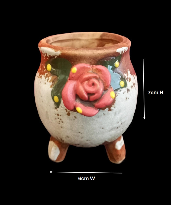 Charming Hand painted Ceramic Pot set