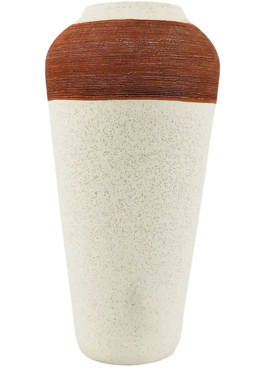 Jenna Vase Planter - Terracotta Sand