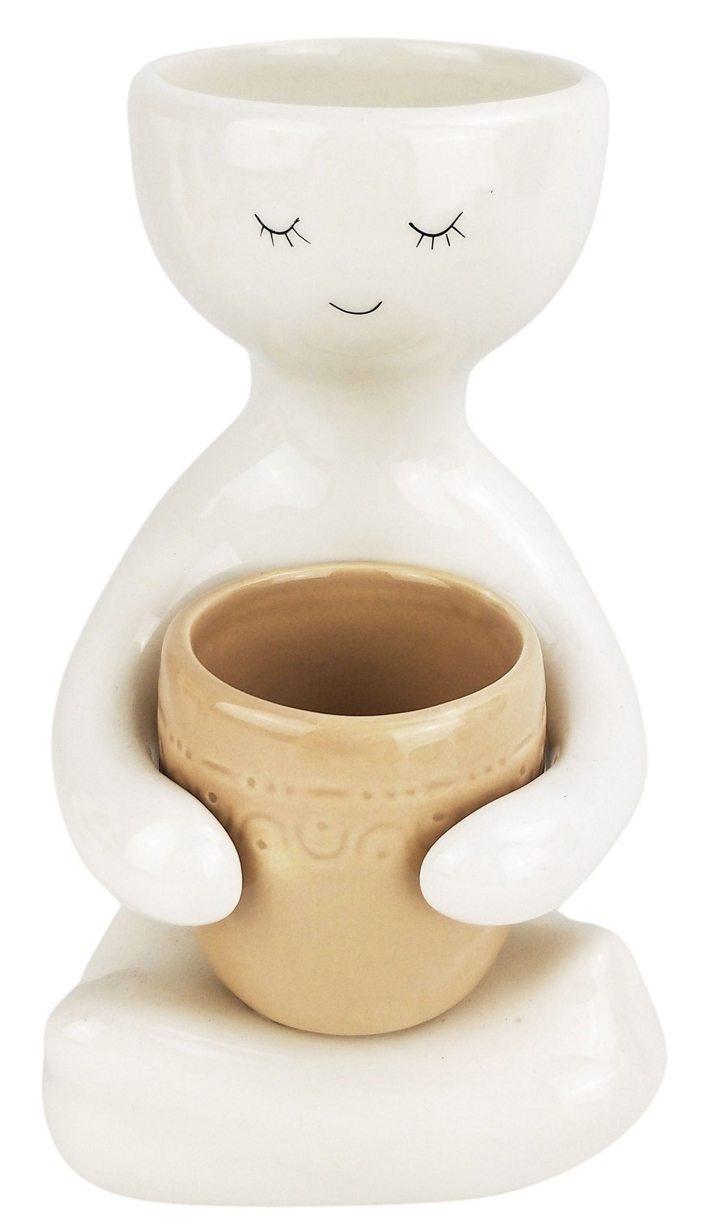 URBAN - Person holding a Pot - Beige