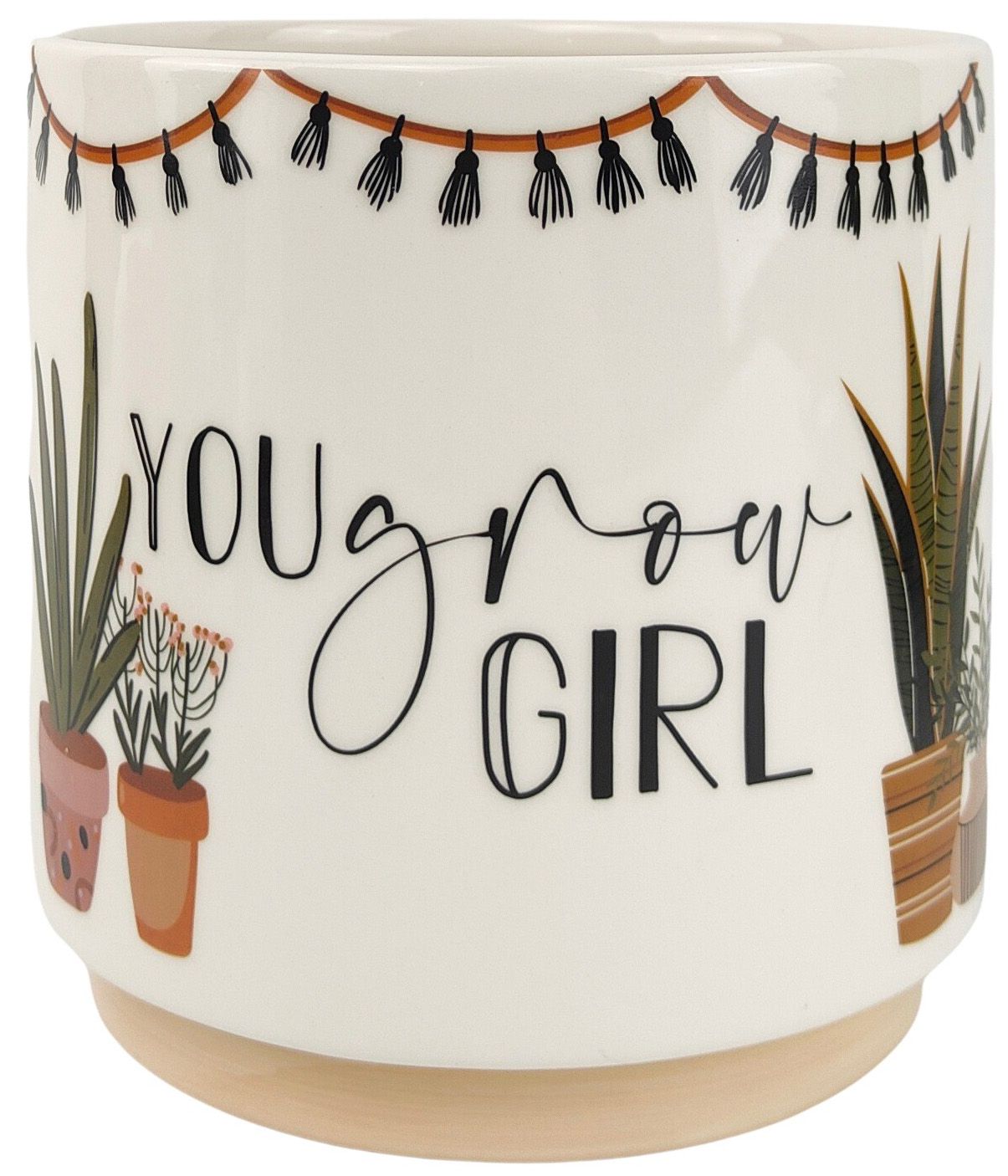 Expressive Planters- You grow Girl!